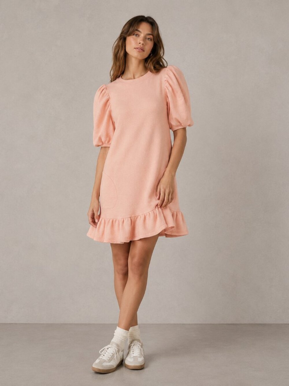 Ulla Johnson Puff Sleeve Frill Hem Dress Size Small